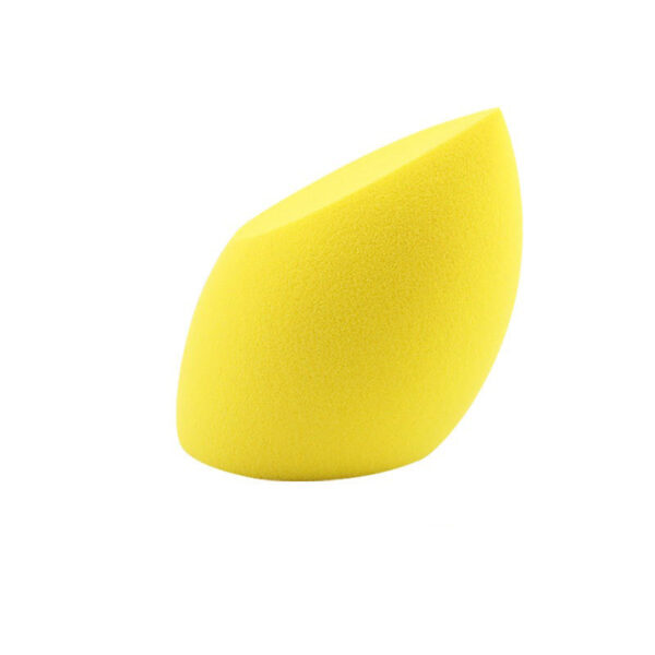 custom logo oval slant makeup sponge