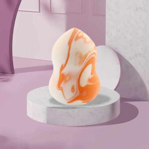 flexible bounce soft marble latex free makeup sponge