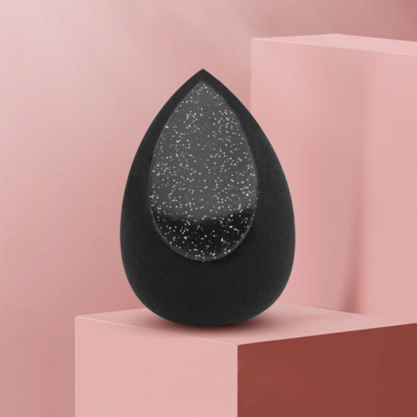 glitter silicone coated blender sponge